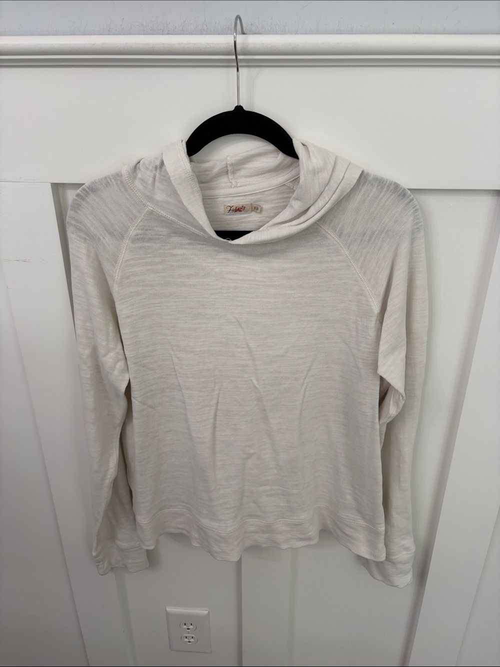 Faherty Light Cream Hoodie Top-small